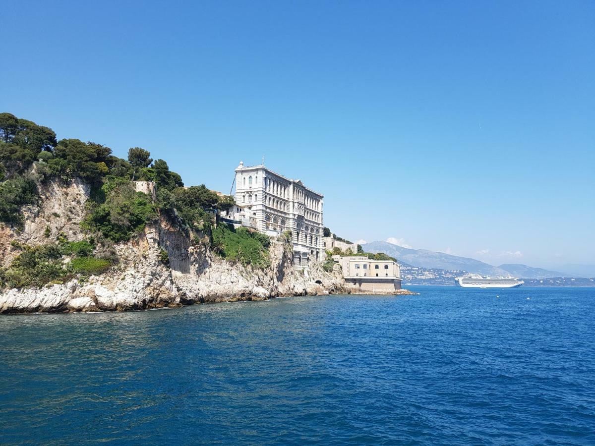 Plein Coeur De Monaco, A 300 Metres A Pied Du Port De Monaco, 4 Pieces Dans Des Escaliers Vue Mer Exceptionnelle المظهر الخارجي الصورة